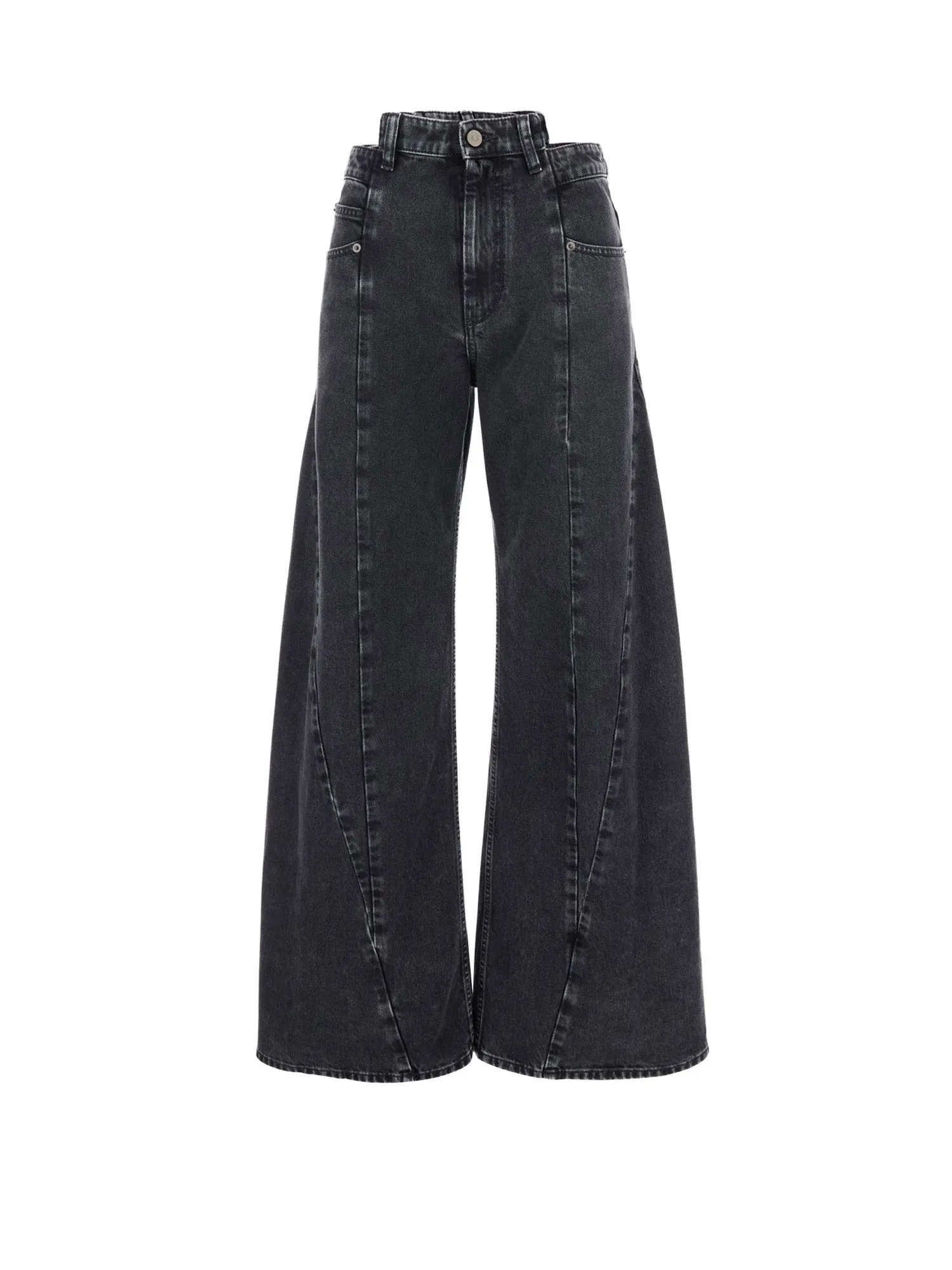 Black Denim Trousers sold by Wanan Luxury