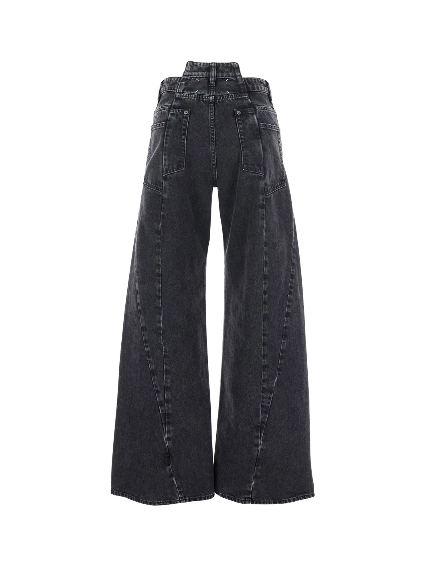 Black Denim Trousers sold by Wanan Luxury product image thumbnail 2