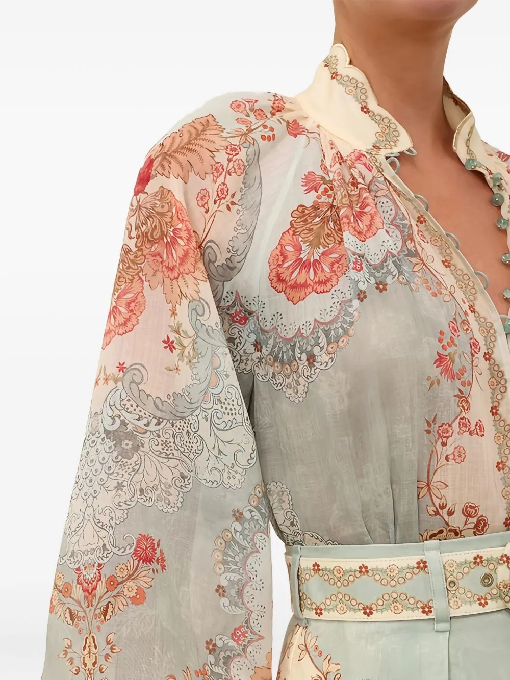 Daylight Printed Blouse sold by Wanan Luxury product image thumbnail 4