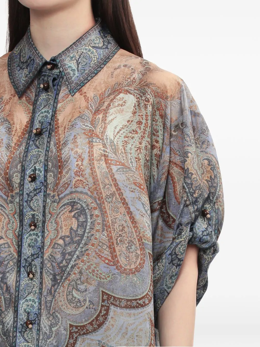 Wanderlust Silk Shirt sold by Wanan Luxury product image thumbnail 5