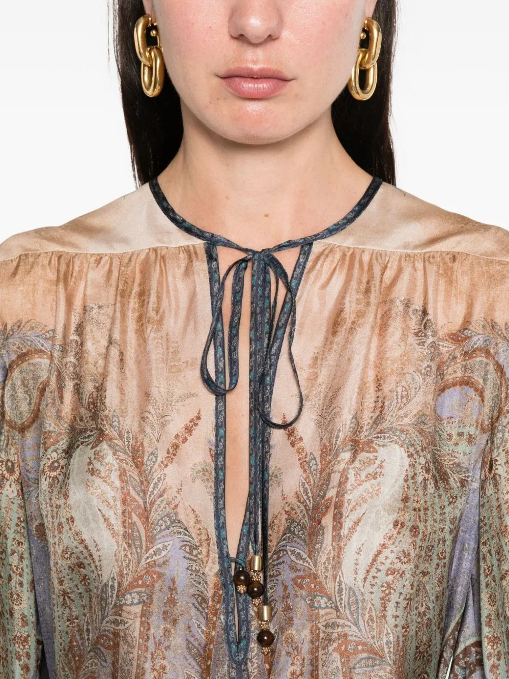Wanderlust Silk Tunic sold by Wanan Luxury product image thumbnail 3