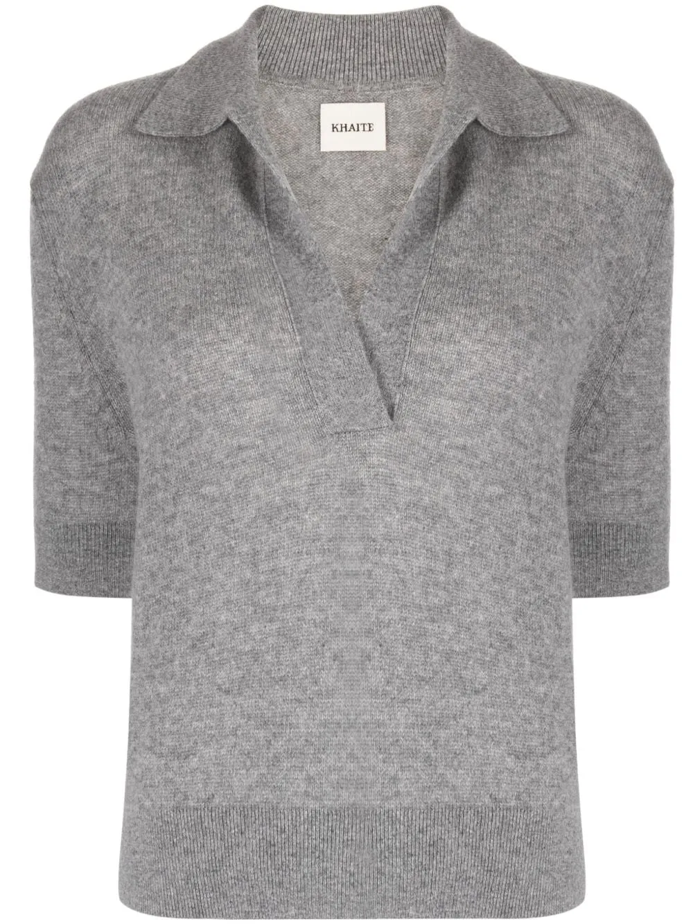Shrunken Cashmere Polo Shirt sold by Wanan Luxury