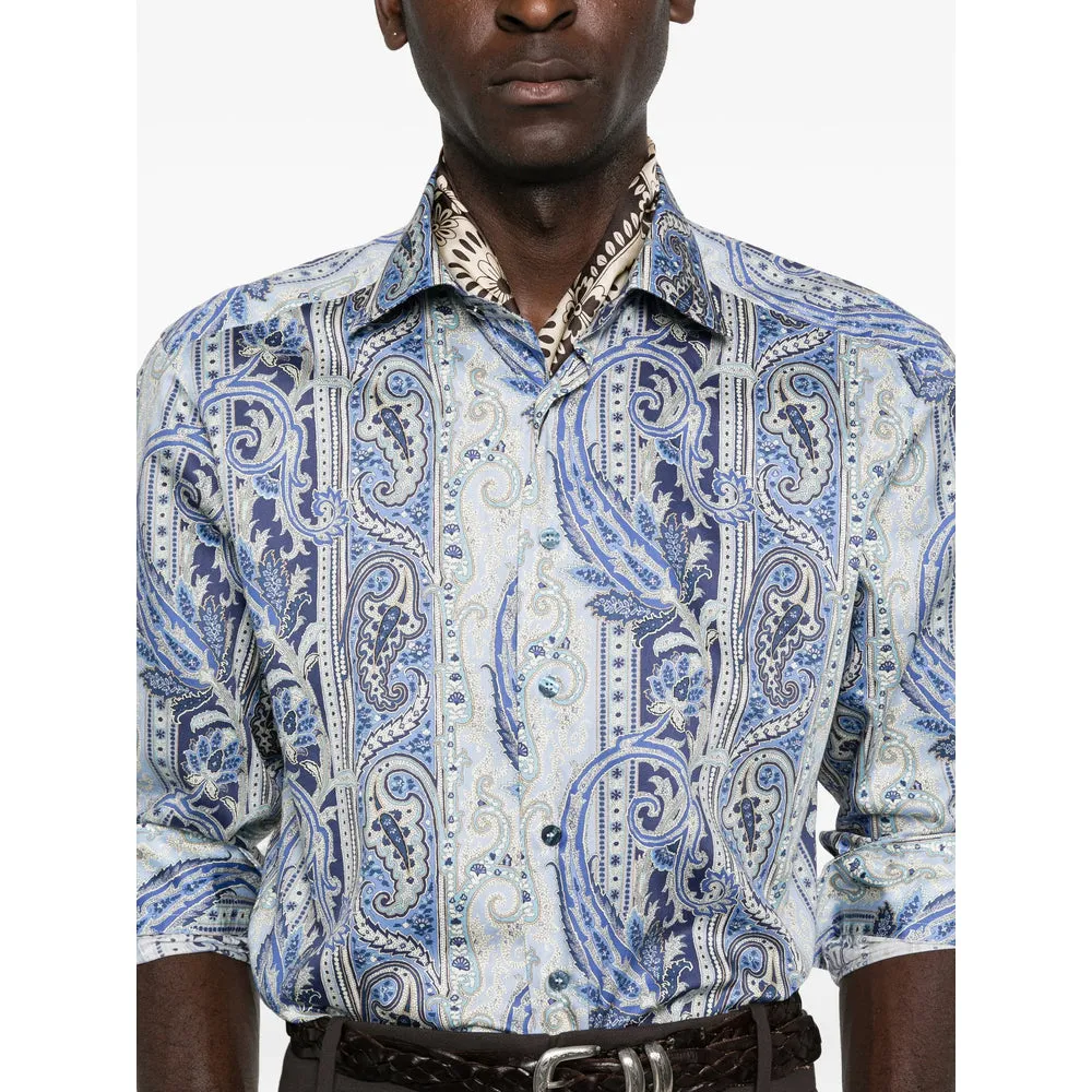 Shirts Blue sold by Wanan Luxury product image thumbnail 4