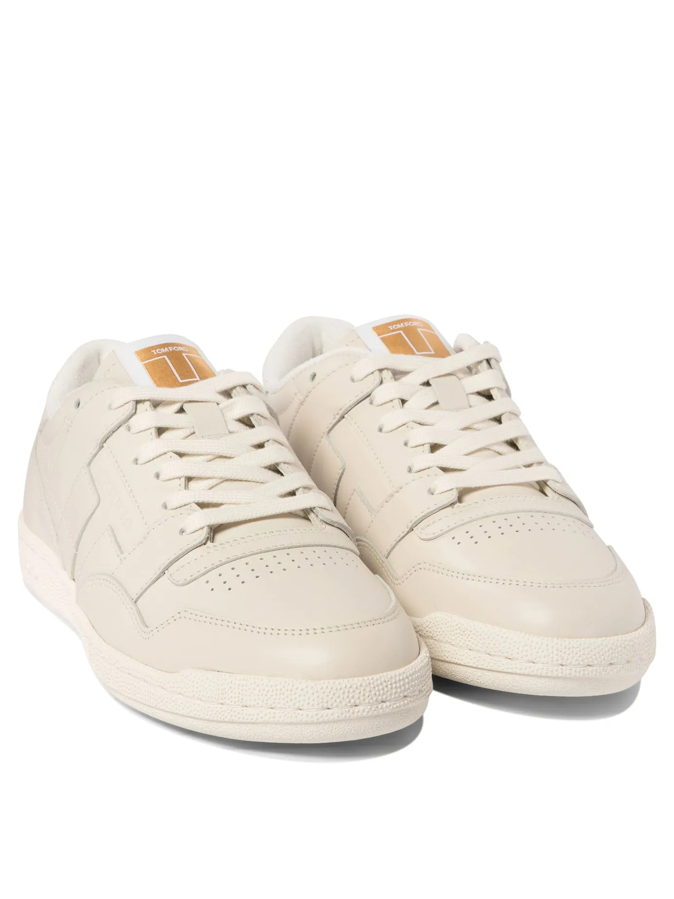 Smooth Leather Sneakers Sneakers & Slip-On Beige sold by Wanan Luxury product image thumbnail 2