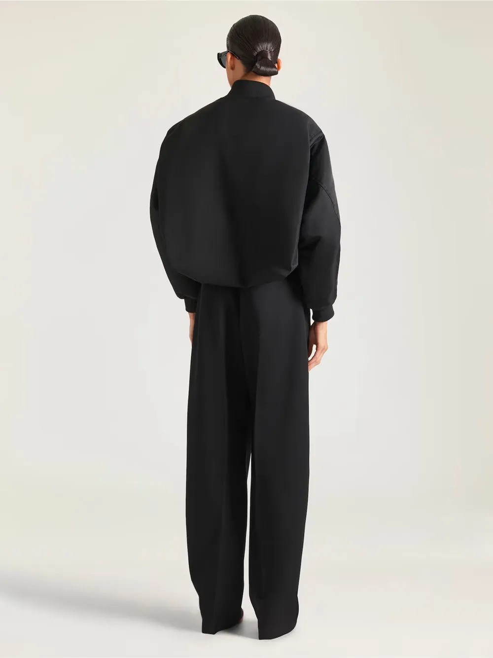 Cropped Cocoon Bomber sold by Wanan Luxury product image thumbnail 3