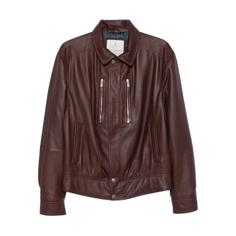 Leather Outerwears Brown sold by Wanan Luxury