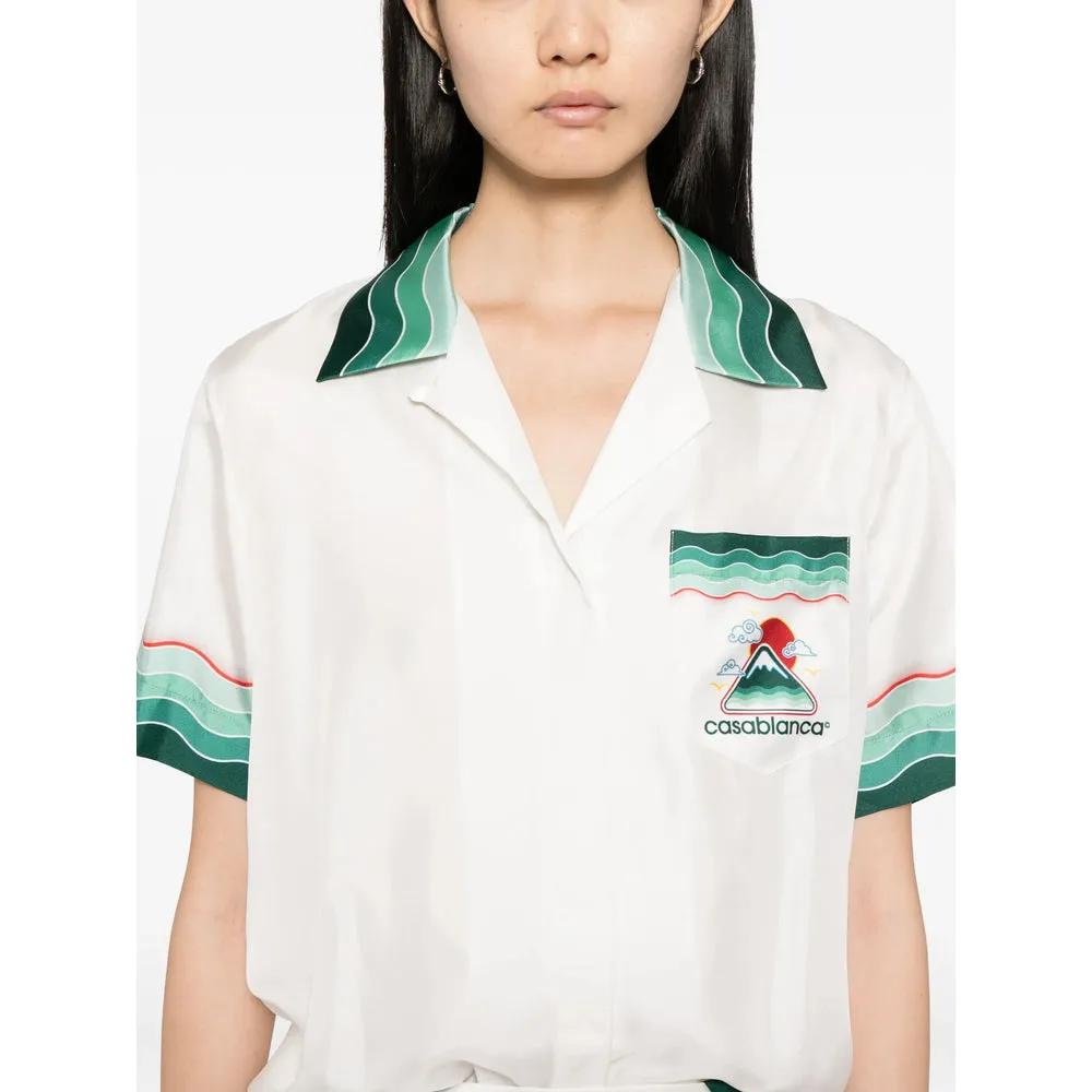 Shirts White, Green sold by Wanan Luxury product image thumbnail 3
