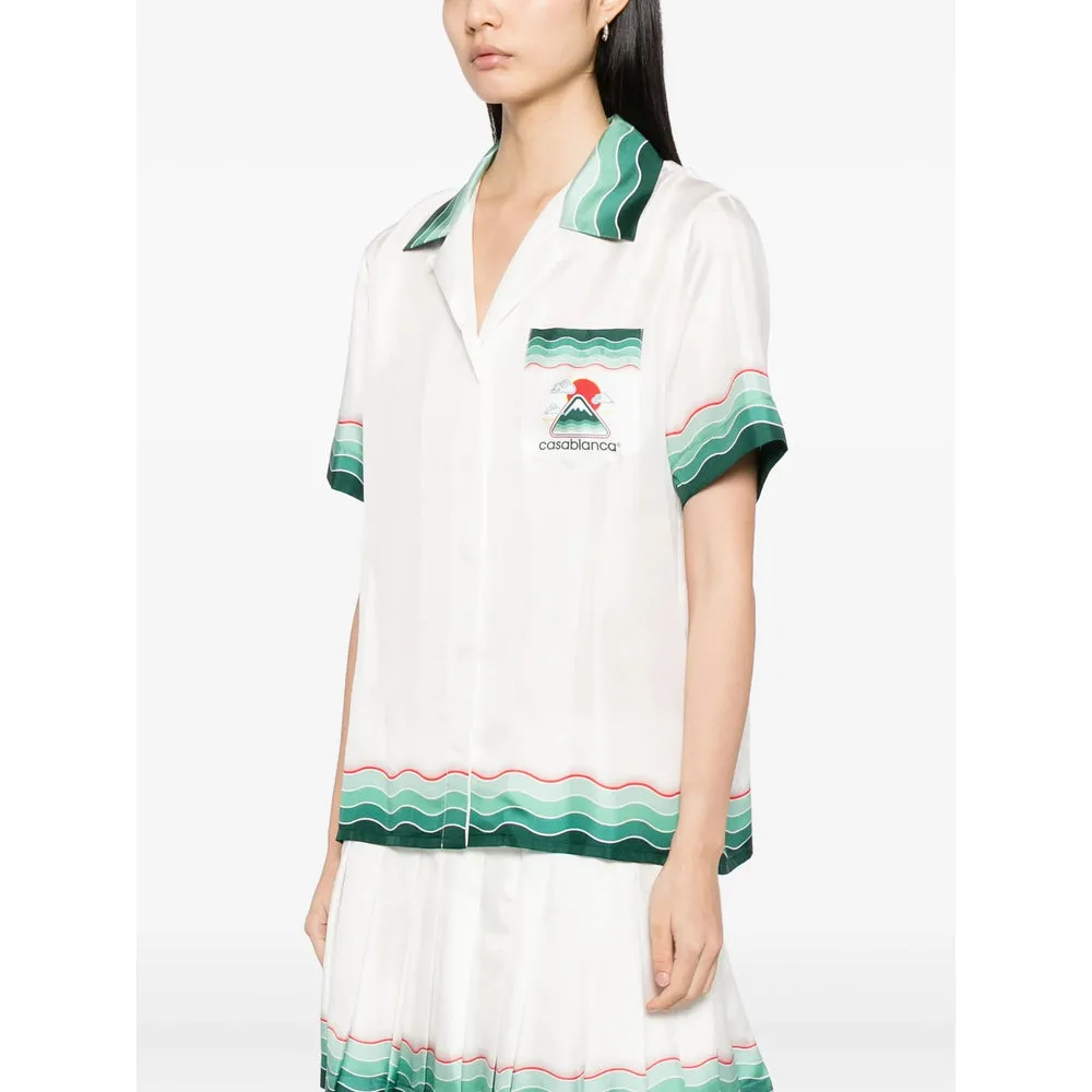 Shirts White, Green sold by Wanan Luxury product image thumbnail 4