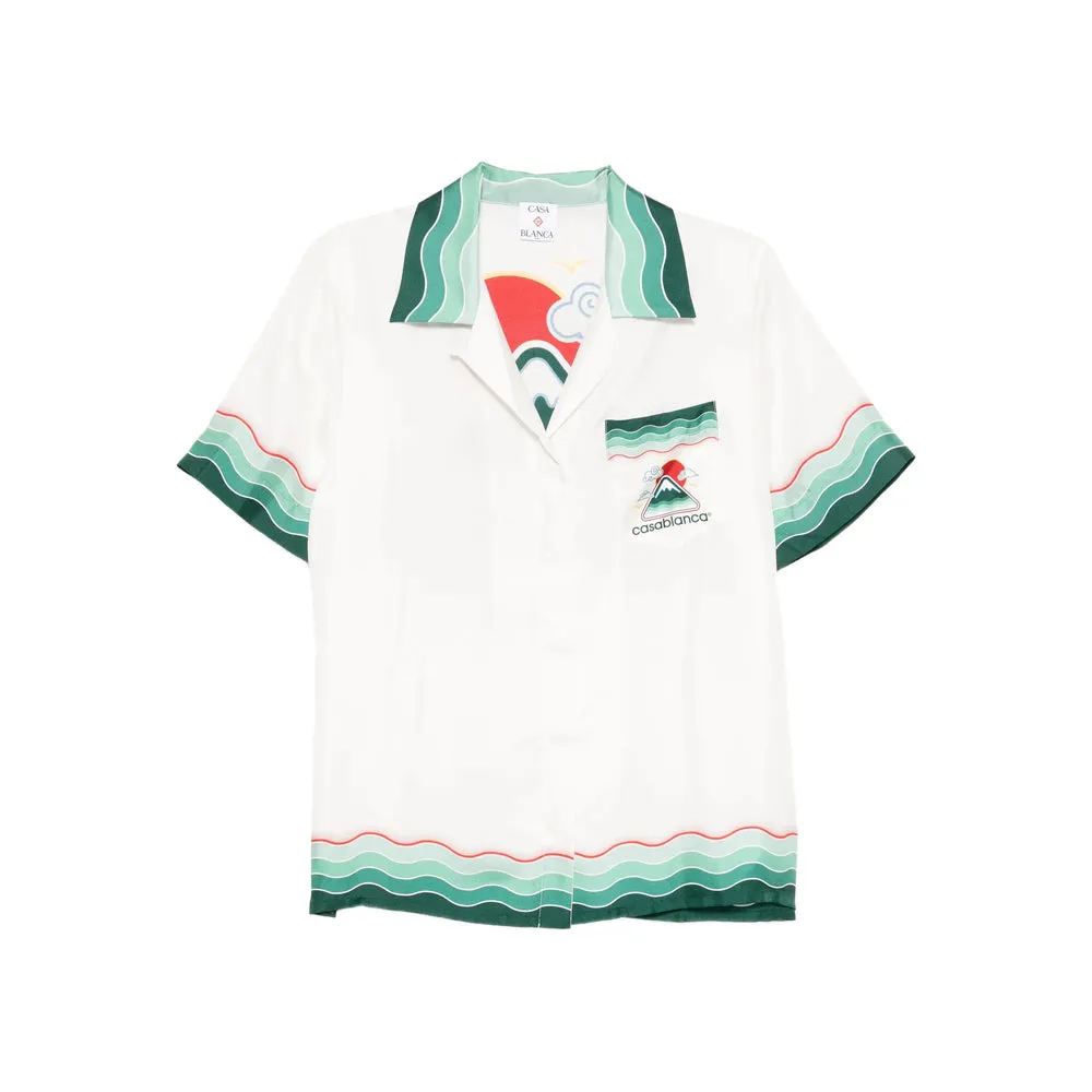 Shirts White, Green sold by Wanan Luxury