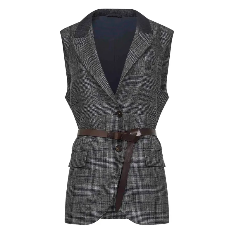 Waistcoats Gray made by Brunello Cucinelli