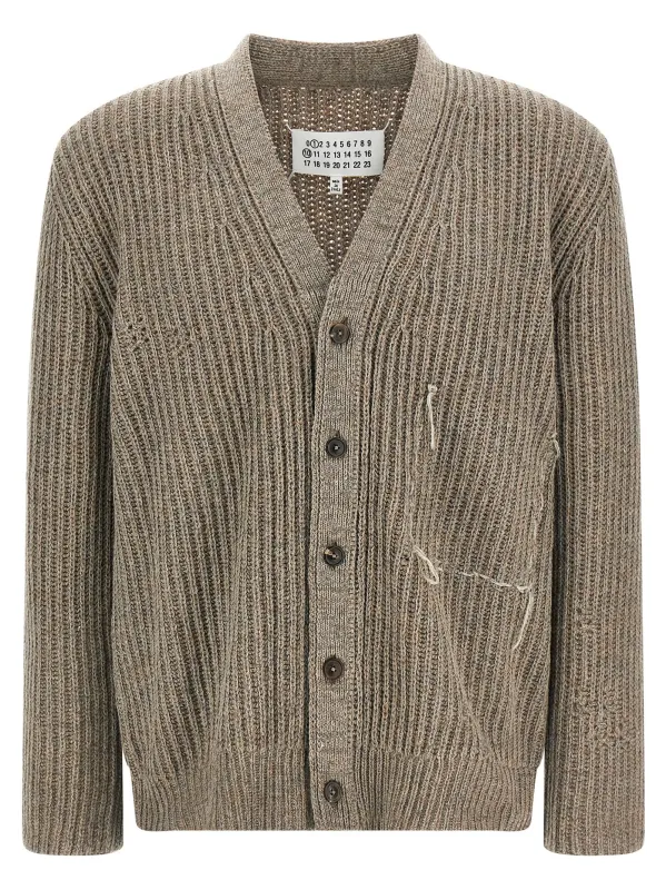 Wool Cardigan Sweaters And Cardigans Beige sold by Wanan Luxury