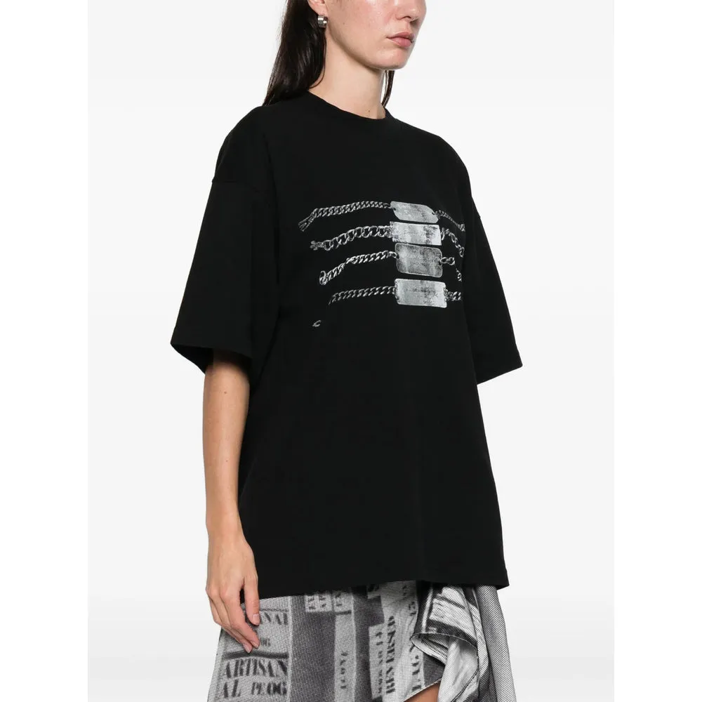 T Shirts Black sold by Wanan Luxury product image thumbnail 3