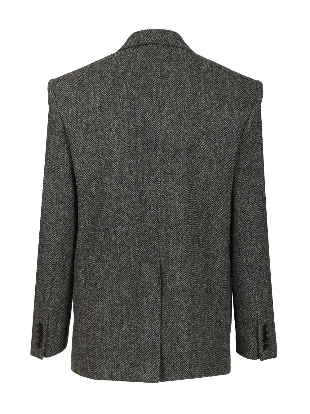 Worsted Wool Jacket Jackets Black sold by Wanan Luxury product image thumbnail 2