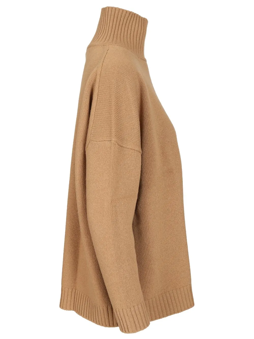Wool Turtleneck Sweater Knitwear Brown sold by Wanan Luxury product image thumbnail 3