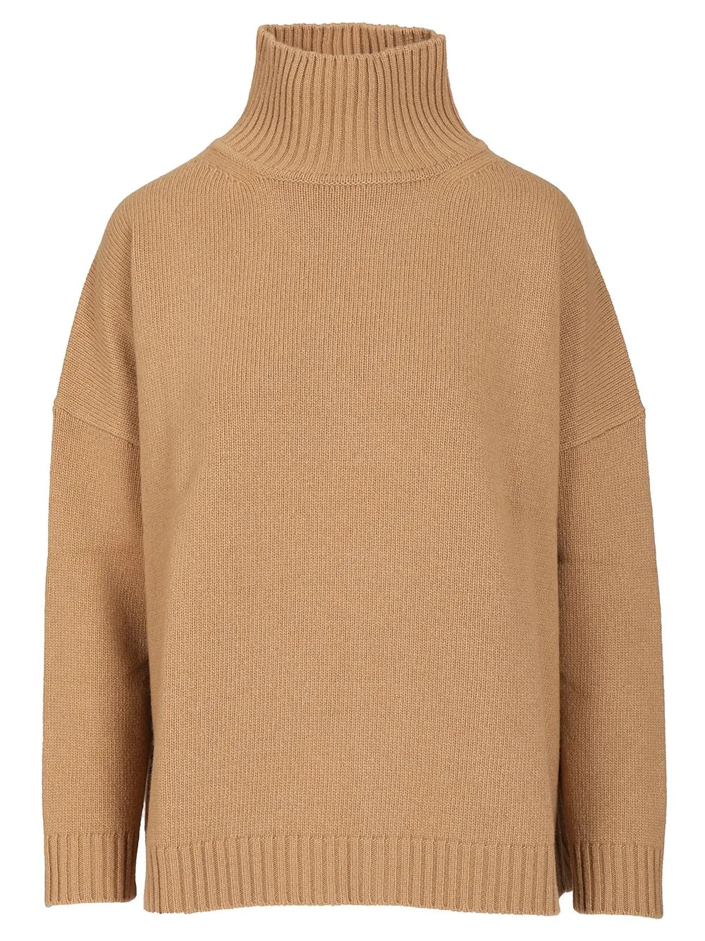 Wool Turtleneck Sweater Knitwear Brown sold by Wanan Luxury
