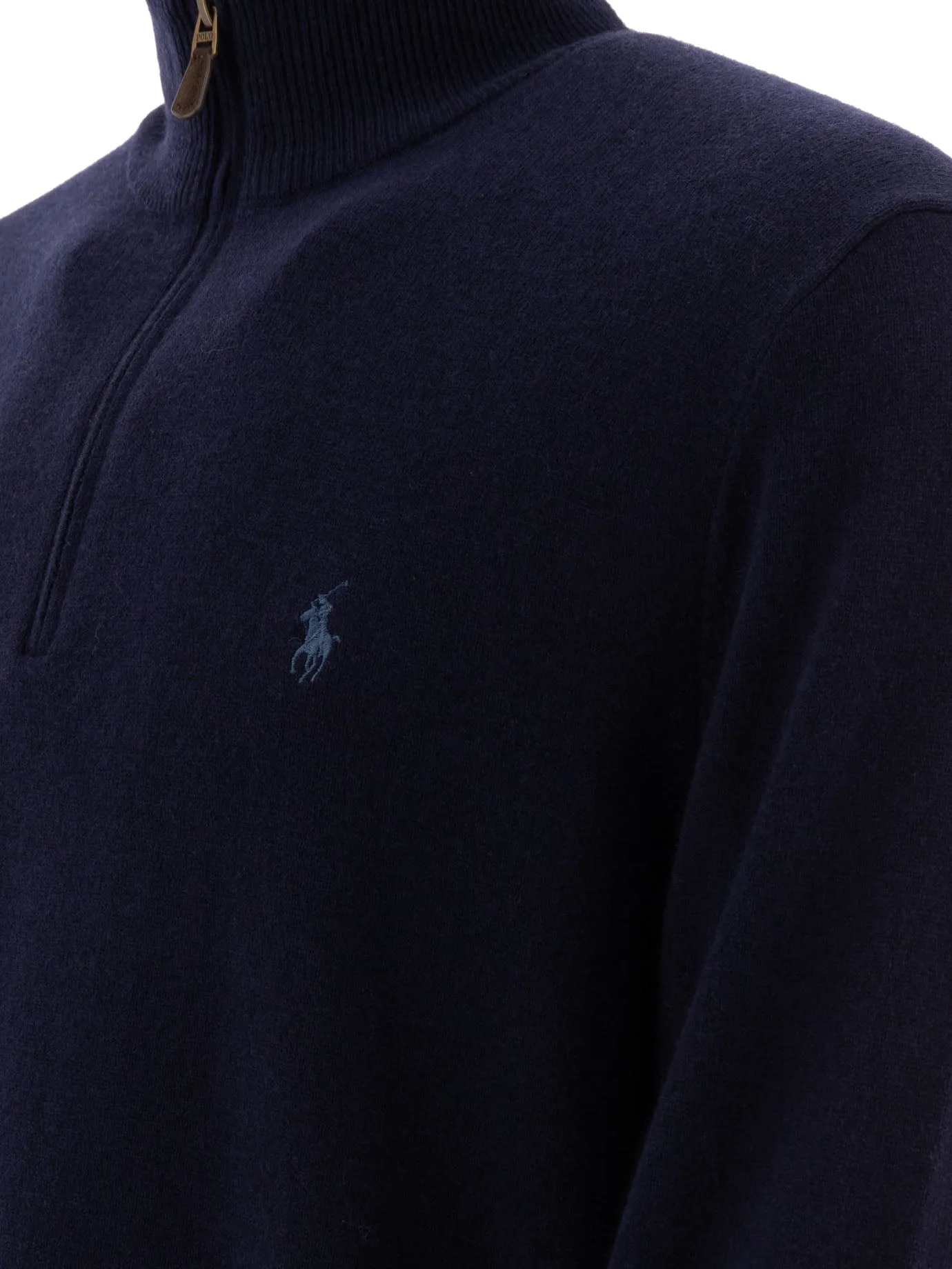 Wool Half-Zip Sweater Knitwear Blue sold by Wanan Luxury product image thumbnail 4