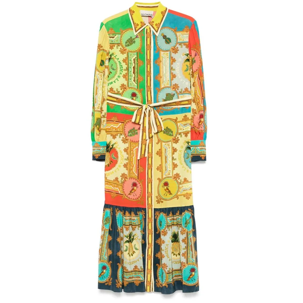 Dresses Green, Yellow sold by Wanan Luxury