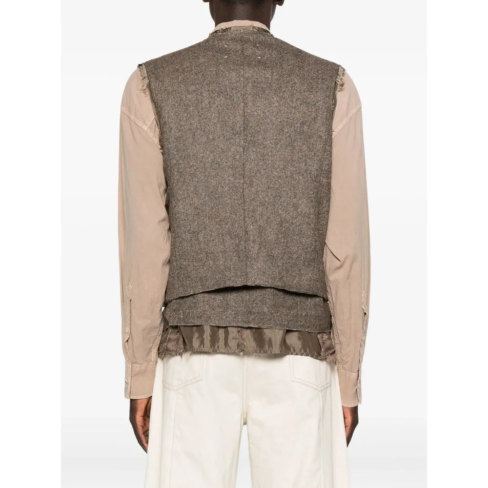 Outwear Waistcoats Brown sold by Wanan Luxury product image thumbnail 3