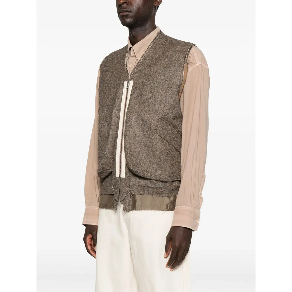 Outwear Waistcoats Brown sold by Wanan Luxury product image thumbnail 5
