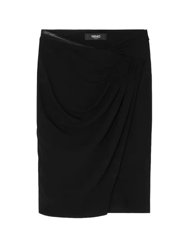 Midi Skirt With Asymmetrical Hemline made by Versace