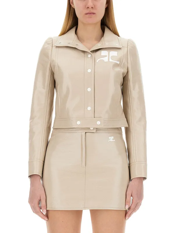 Crop Jacket With Logo sold by Wanan Luxury