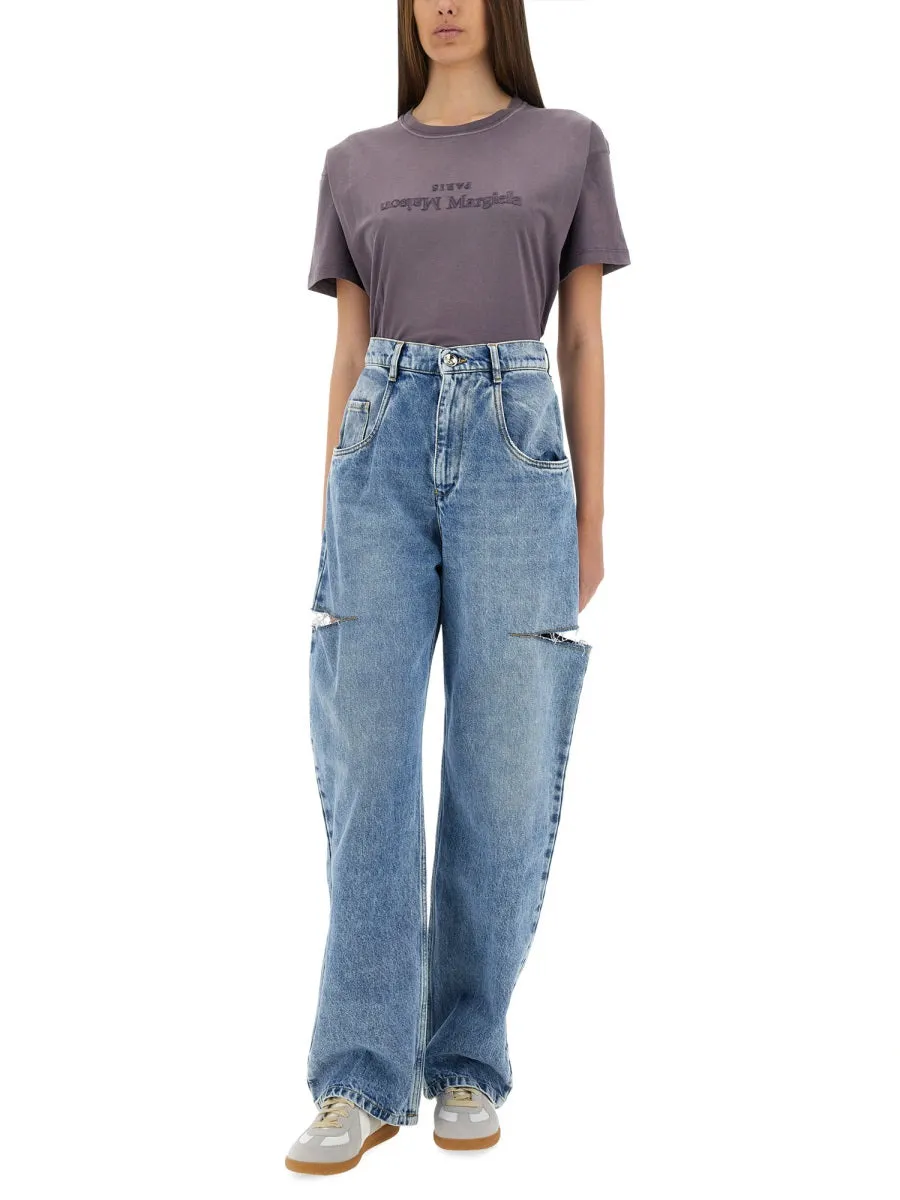 Jeans With Cut Out Detail sold by Wanan Luxury product image thumbnail 3