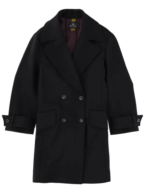 Double-Breasted Coat sold by Wanan Luxury