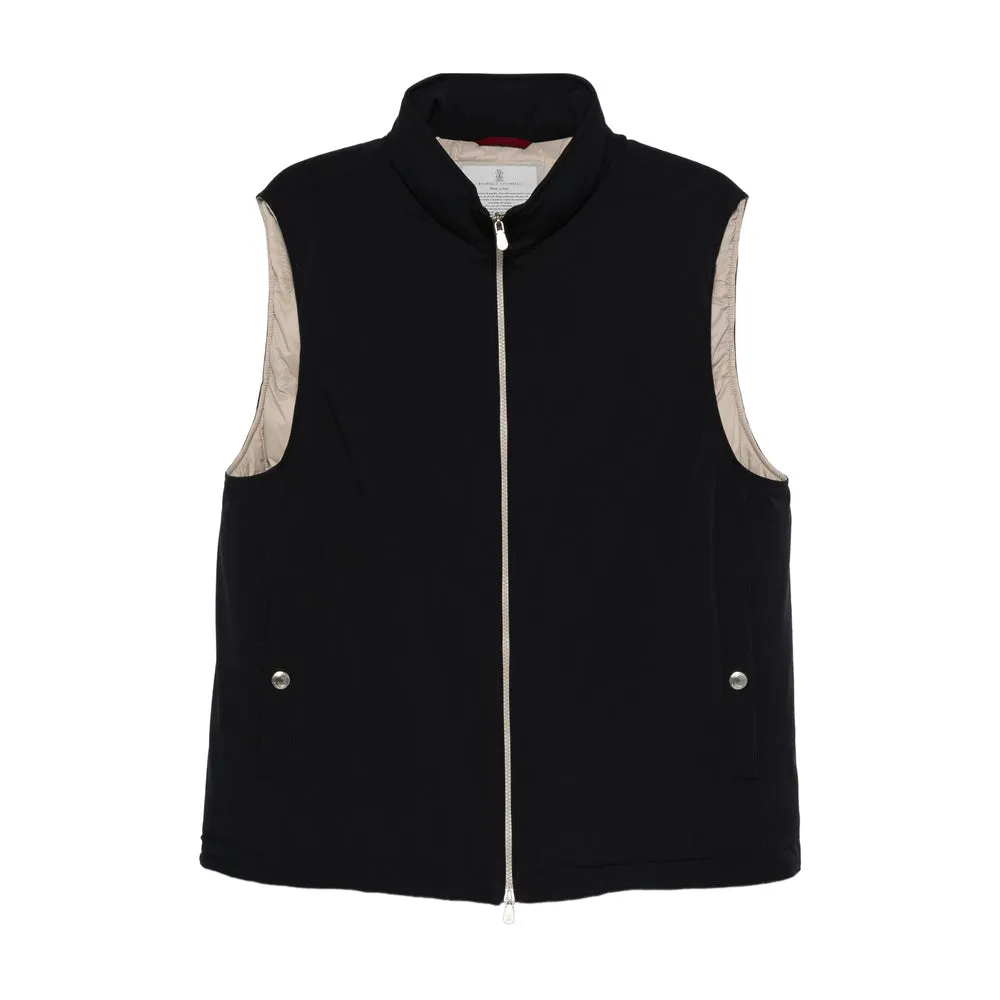Outwear Waistcoats Blue sold by Wanan Luxury