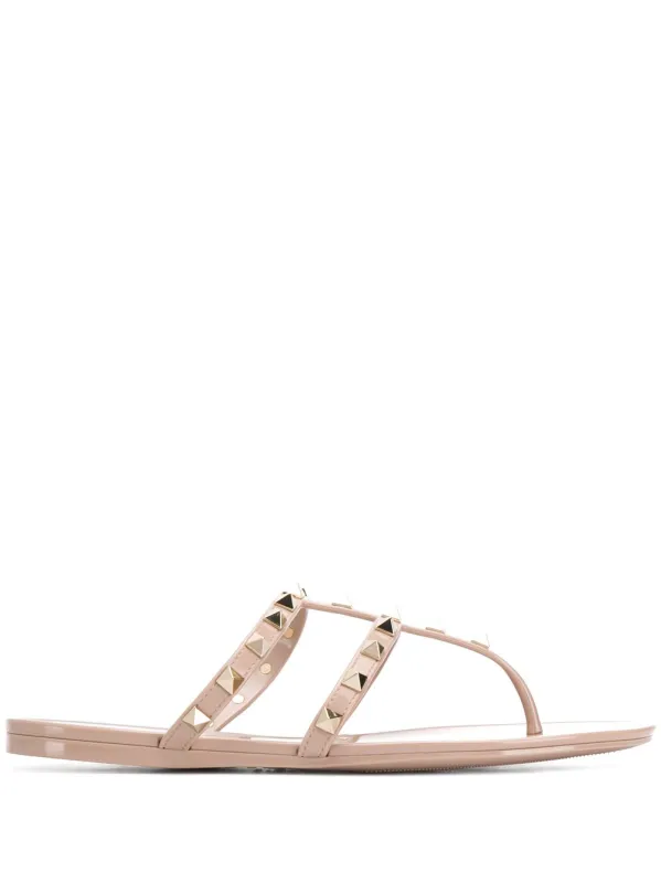 Summer Rockstud Thong Sandals sold by Wanan Luxury