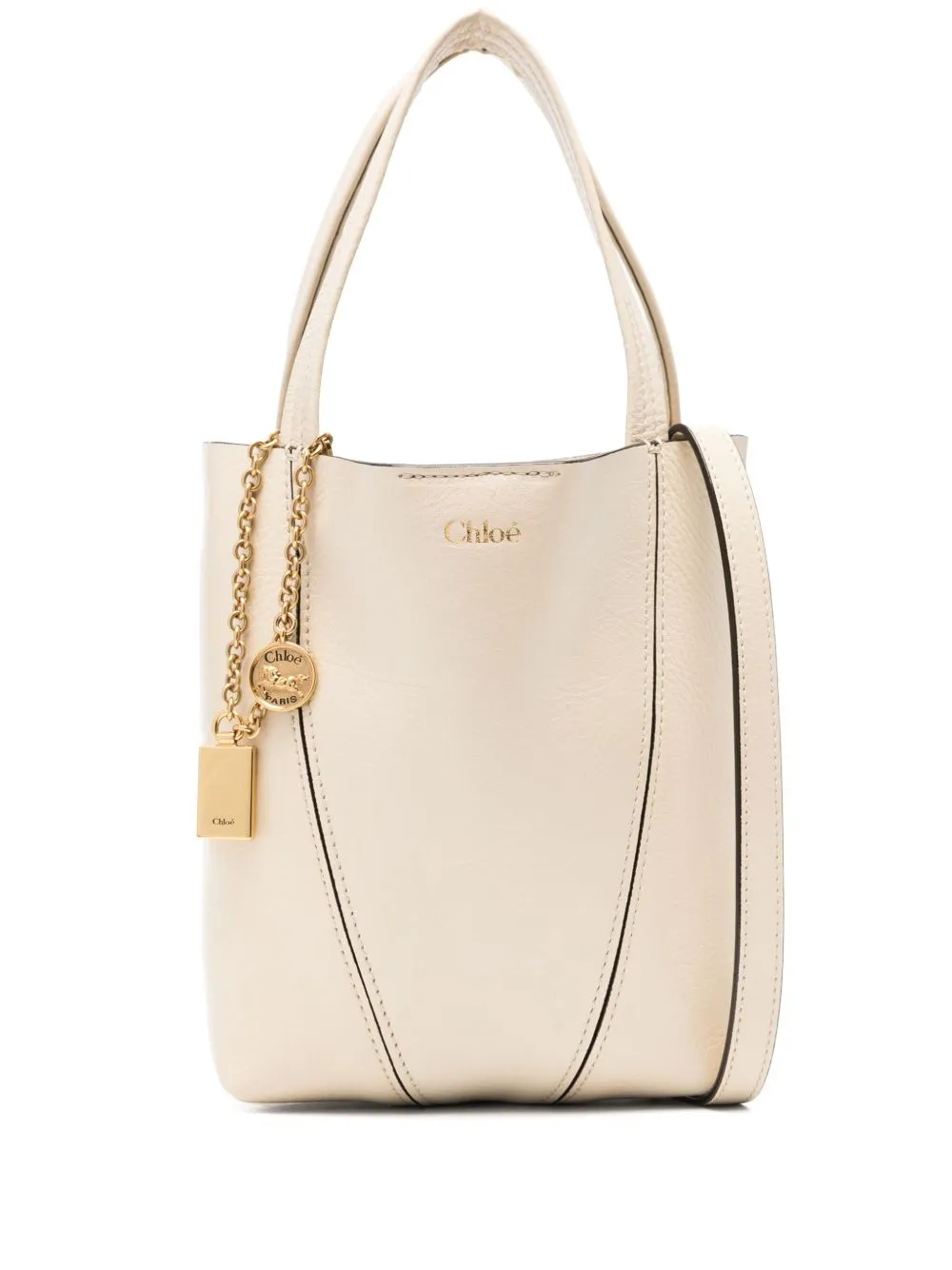 Chloé Spin Small Leather Tote sold by Wanan Luxury