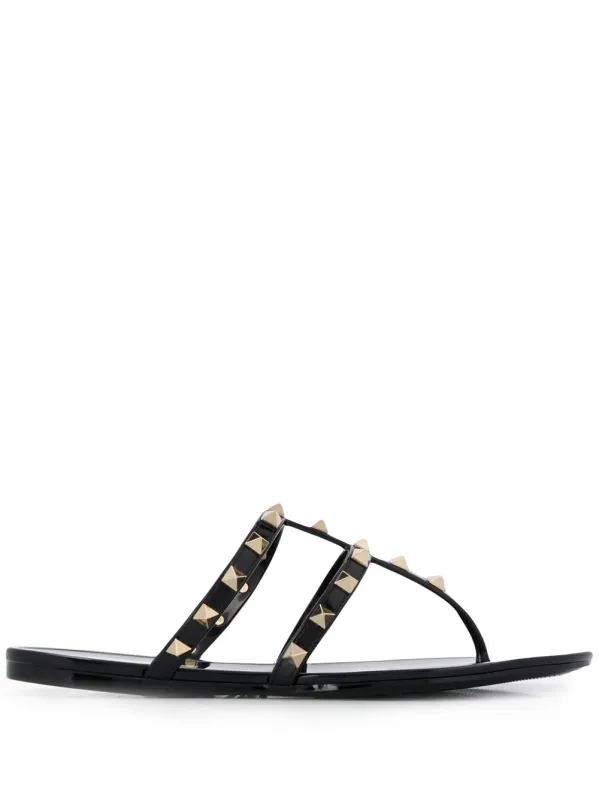 Summer Rockstud Thong Sandals sold by Wanan Luxury