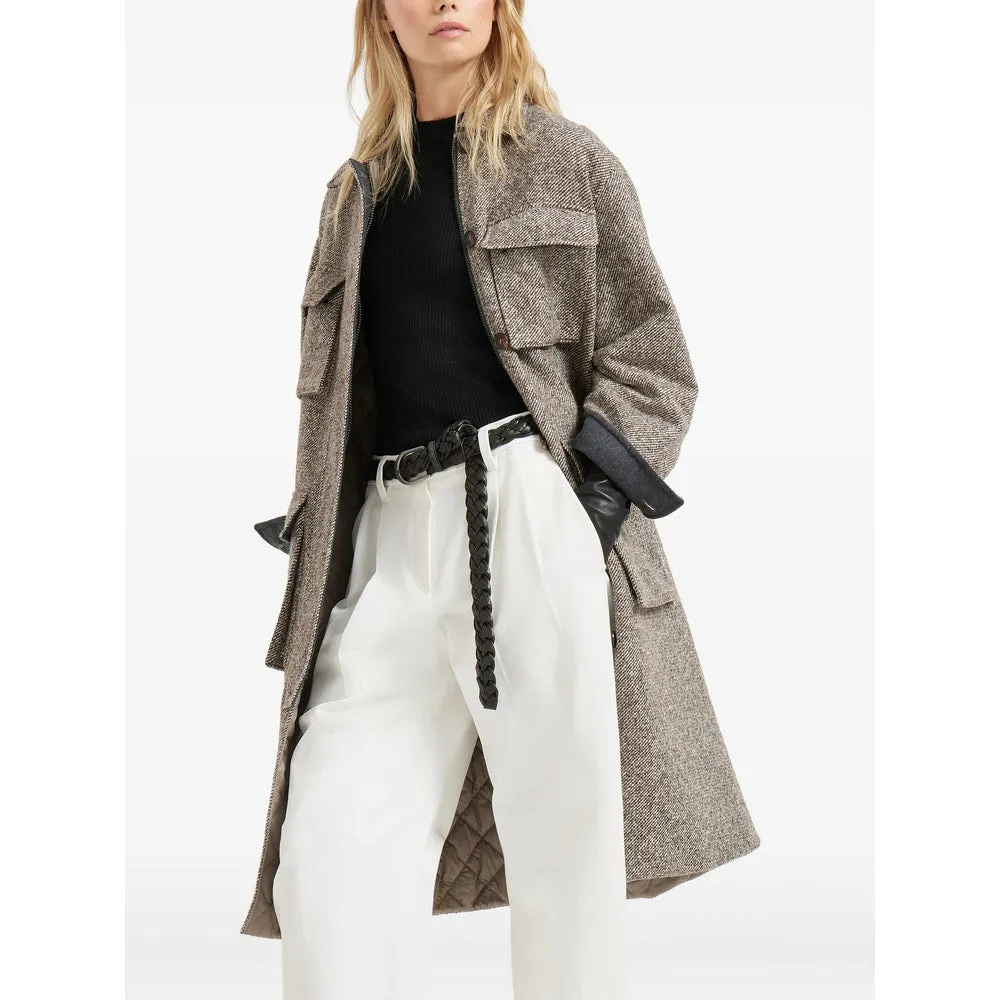 Coats Brown sold by Wanan Luxury product image thumbnail 4