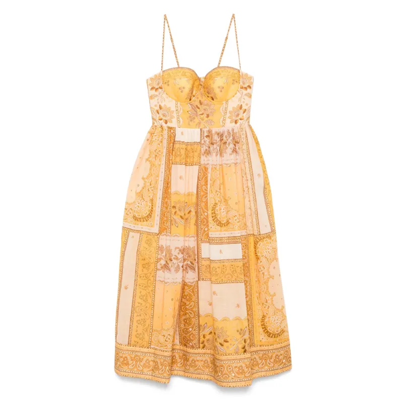 Dresses Yellow sold by Wanan Luxury
