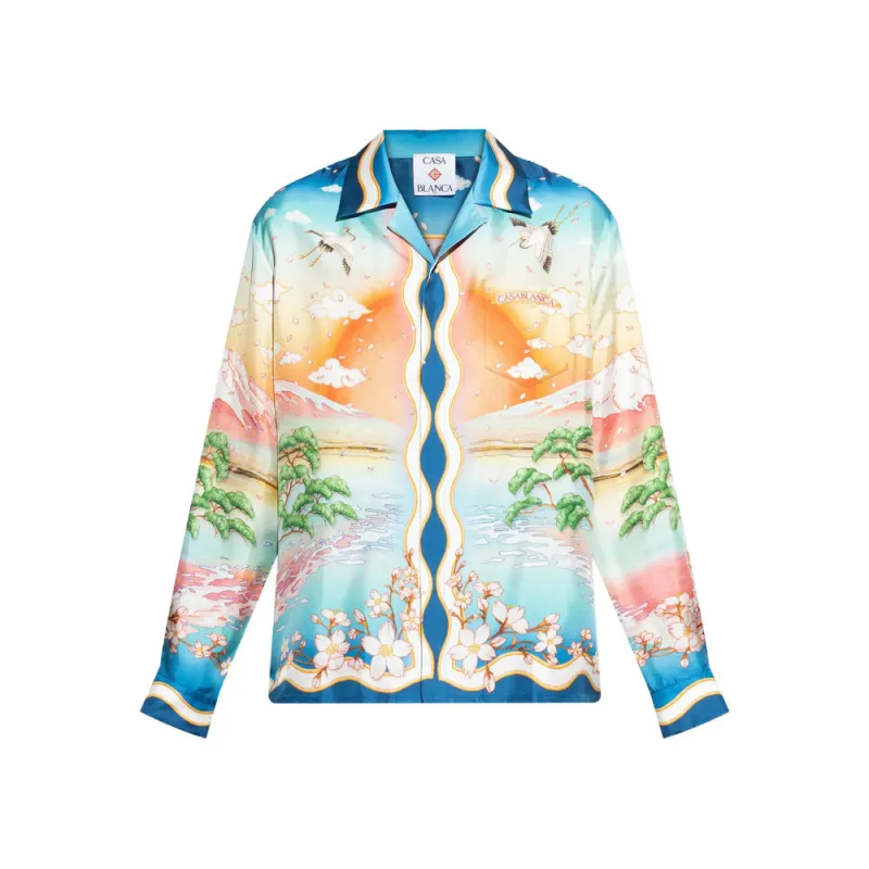 Shirts /Orange sold by Wanan Luxury