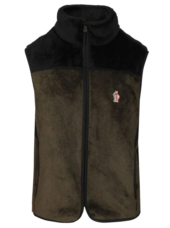 Fleece Vest Jackets Green sold by Wanan Luxury