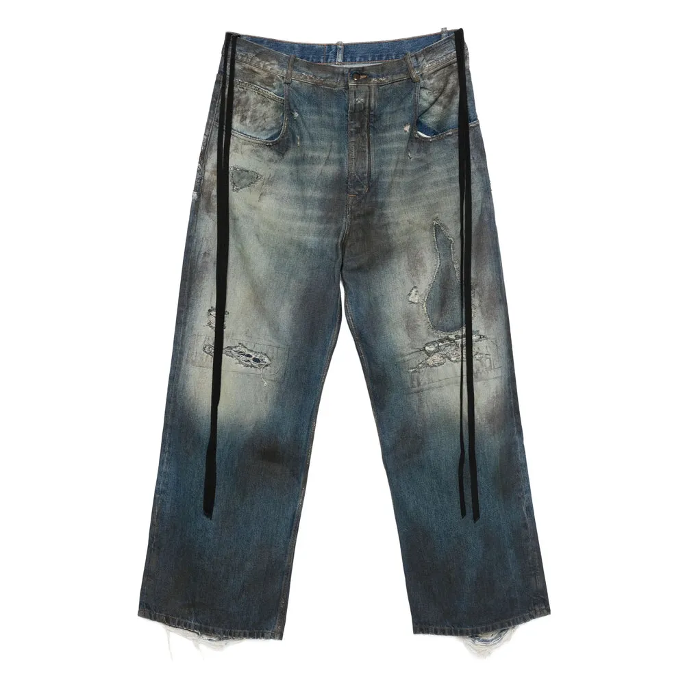 Pants Blue sold by Wanan Luxury