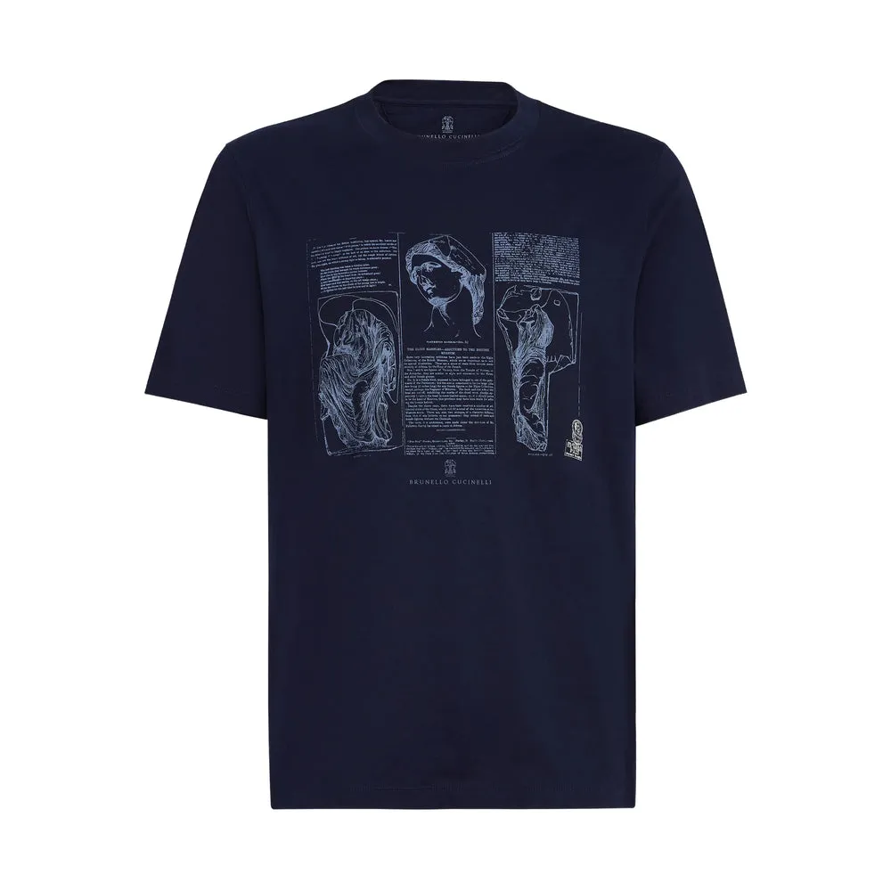 T Shirts Blue sold by Wanan Luxury