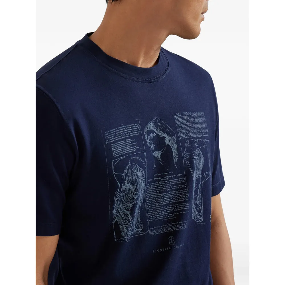 T Shirts Blue sold by Wanan Luxury product image thumbnail 2
