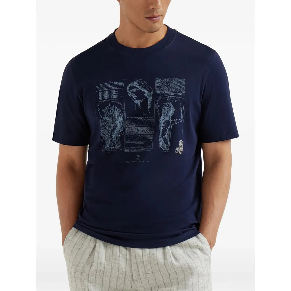 T Shirts Blue sold by Wanan Luxury product image thumbnail 3