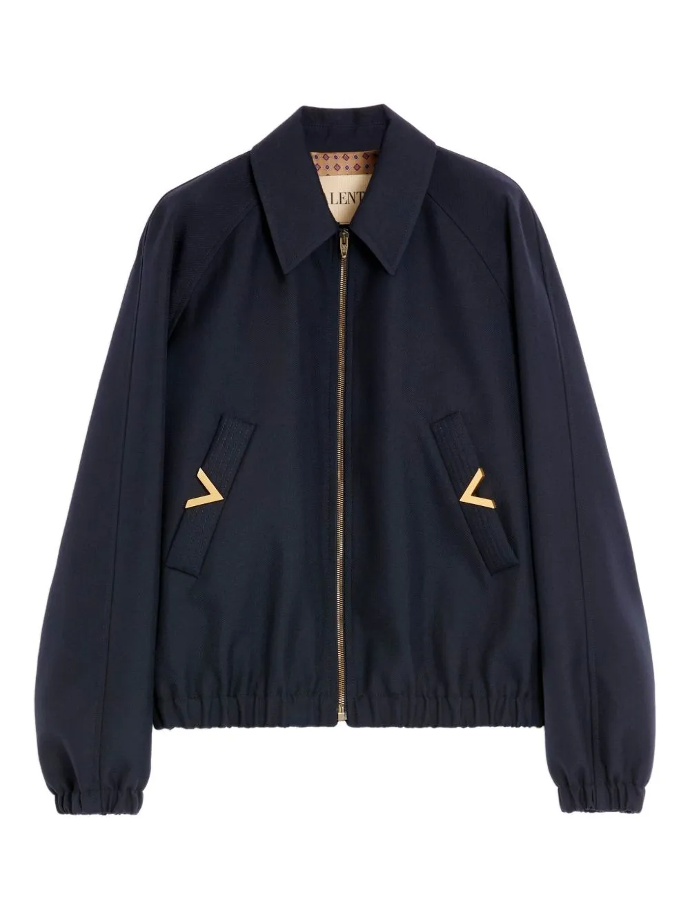Vgold Wool Blend Blouson Jacket sold by Wanan Luxury