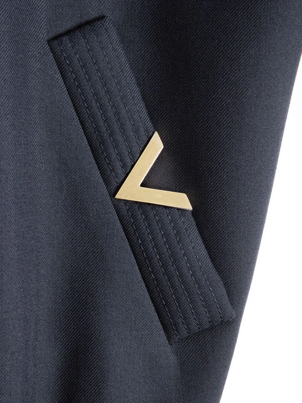 Vgold Wool Blend Blouson Jacket sold by Wanan Luxury product image thumbnail 2