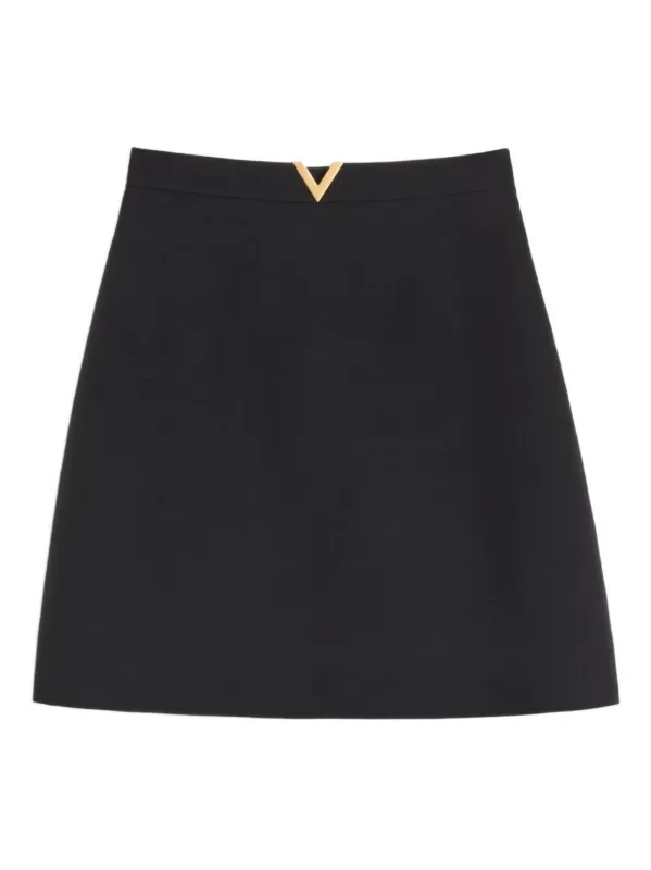 Vlogo Signature Wool And Silk Skirt sold by Wanan Luxury