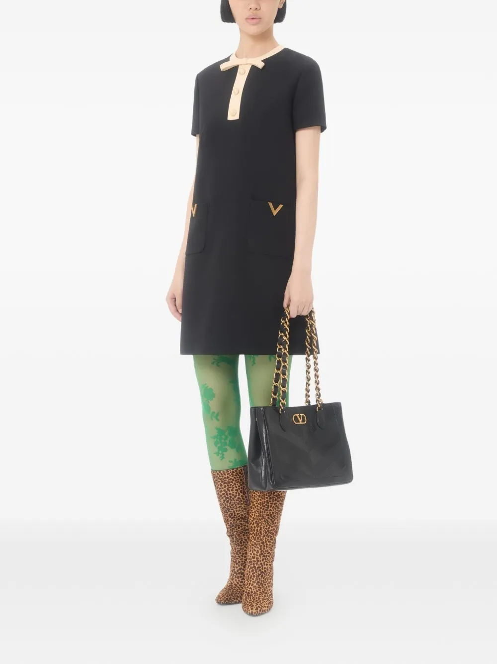 Wool And Silk Blend Dress sold by Wanan Luxury product image thumbnail 2