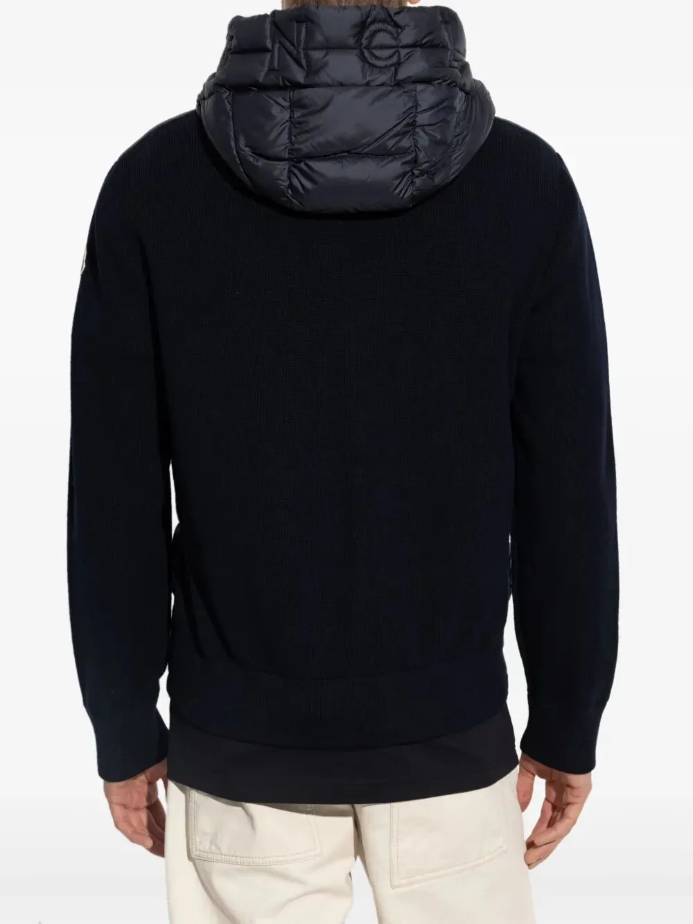 Padded Wool Zip-Up Hoodie sold by Wanan Luxury product image thumbnail 4