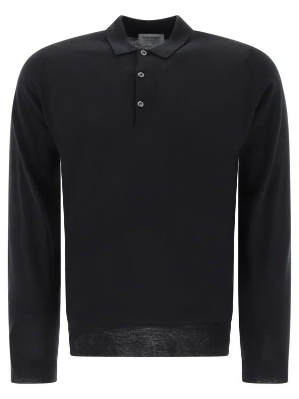 Belper Polo Shirts Black sold by Wanan Luxury