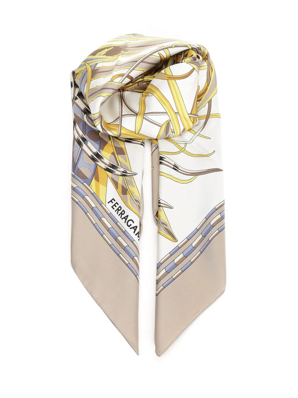 Rooster Scarves And Foulards Beige sold by Wanan Luxury