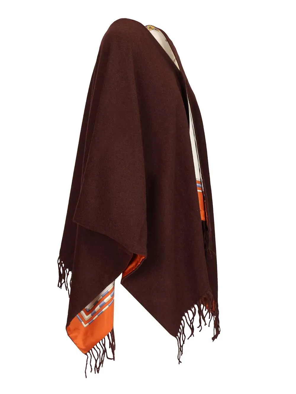 Reversible Hood With Rooster Print Scarves And Foulards Brown sold by Wanan Luxury product image thumbnail 3