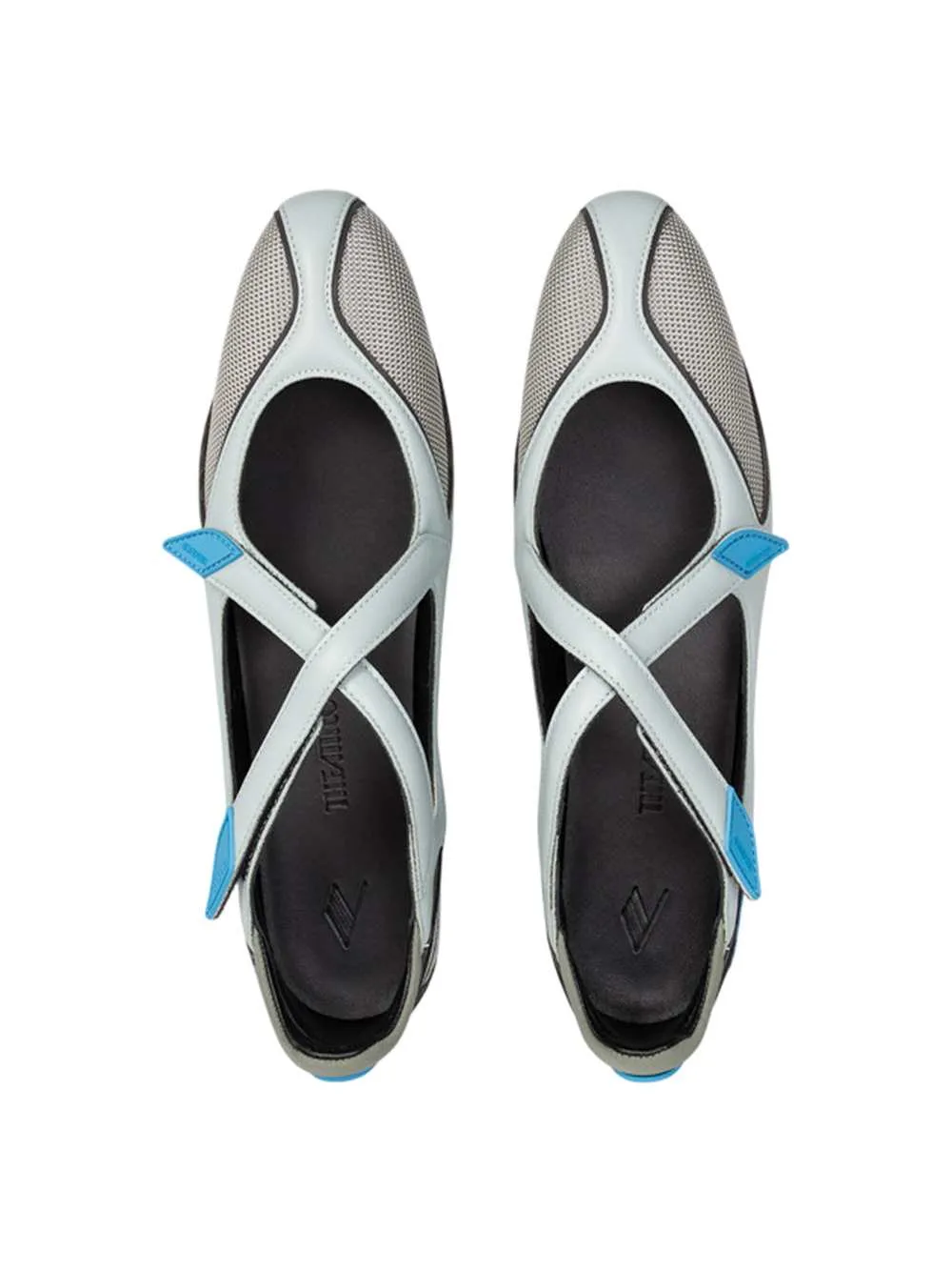 Blue Floor 01 Logo Combination Ballet Flats sold by Wanan Luxury product image thumbnail 4