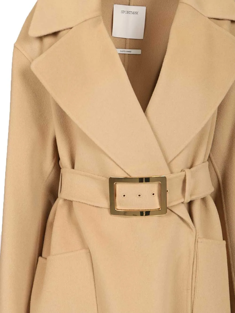 Pure Wool Dressing Gown Coat Coats Beige sold by Wanan Luxury product image thumbnail 4