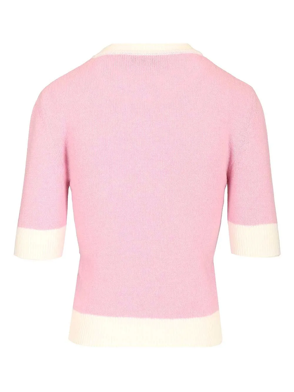 Cropped Top In Wool Blend Knitwear Rose sold by Wanan Luxury product image thumbnail 2
